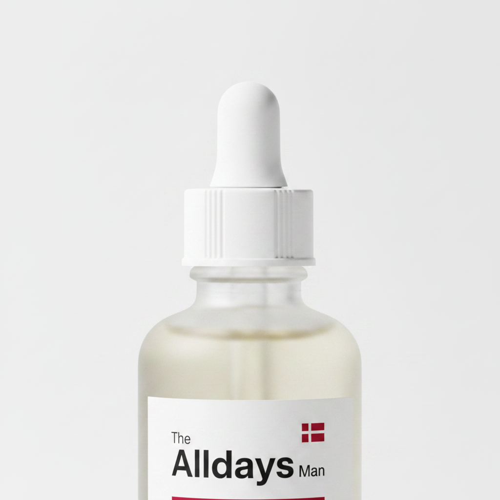 Sérum Anti-idade — The Alldays Man macro close-up