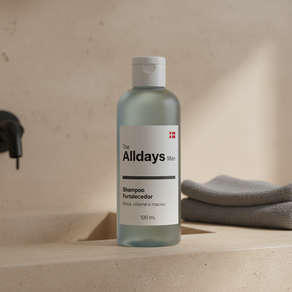 Shampoo Fortalecedor — The Alldays Man bathroom lifestyle